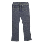 LONG GE BAO Womens Jeans Blue Regular Bootcut Denim Medium W32 L32 Fashion