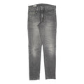 LEVI'S 512 BIG E Mens Grey Slim Skinny Denim Medium W28 L32 Zip Cotton Blend
