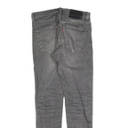 LEVI'S 512 BIG E Mens Grey Slim Skinny Denim Medium W28 L32 Zip Cotton Blend