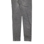 LEVI'S 512 BIG E Mens Grey Slim Skinny Denim Medium W28 L32 Zip Cotton Blend