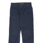 DICKIES Workwear Womens Trousers Blue Slim Tapered W28 L28
