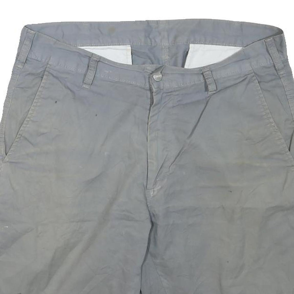 CARHARTT Mens Grey Casual Shorts Size M W34 Durable Workwear Pockets