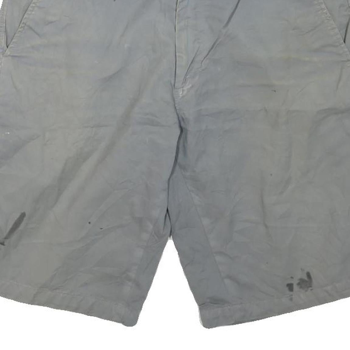 CARHARTT Mens Grey Casual Shorts Size M W34 Durable Workwear Pockets
