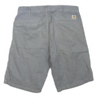 CARHARTT Mens Grey Casual Shorts Size M W34 Durable Workwear Pockets