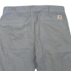 CARHARTT Mens Grey Casual Shorts Size M W34 Durable Workwear Pockets