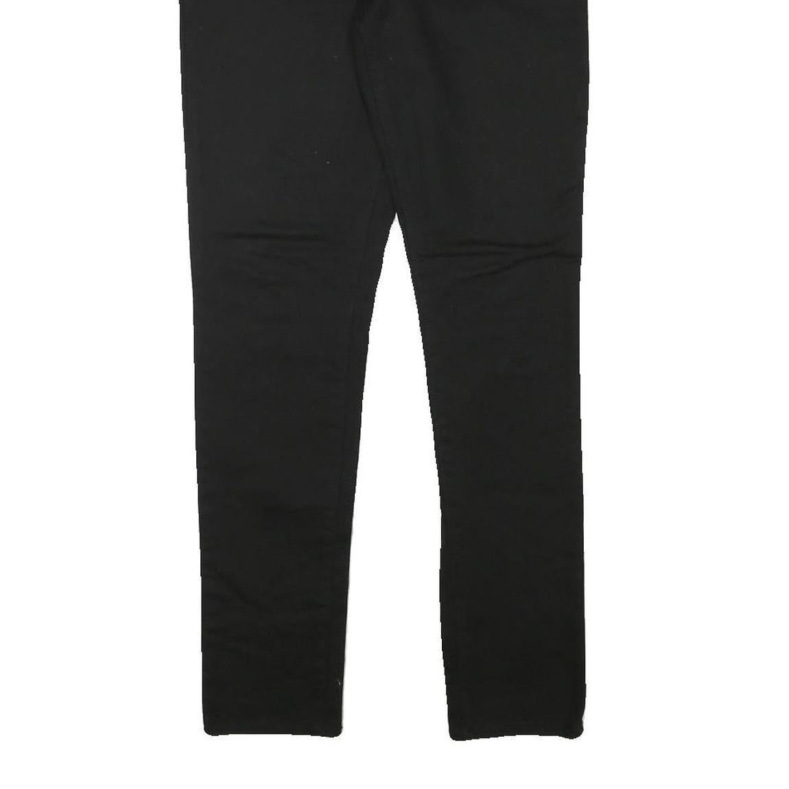 LEVI'S Womens Black Slim Skinny Denim Light W26 L28 Zip Cotton Blend Jeans