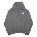 NIKE Womens Grey Hoodie S Cotton Blend Pullover Hooded Sweatshirt Sportswear