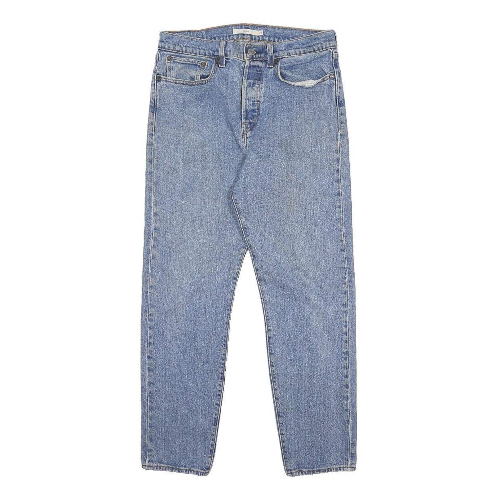 LEVI'S Womens Jeans Blue Slim Straight Denim W30 L26 Classic Style