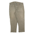 DICKIES Mens Relaxed Beige Cotton Blend Relaxed Fit Casual Trousers W38 L30