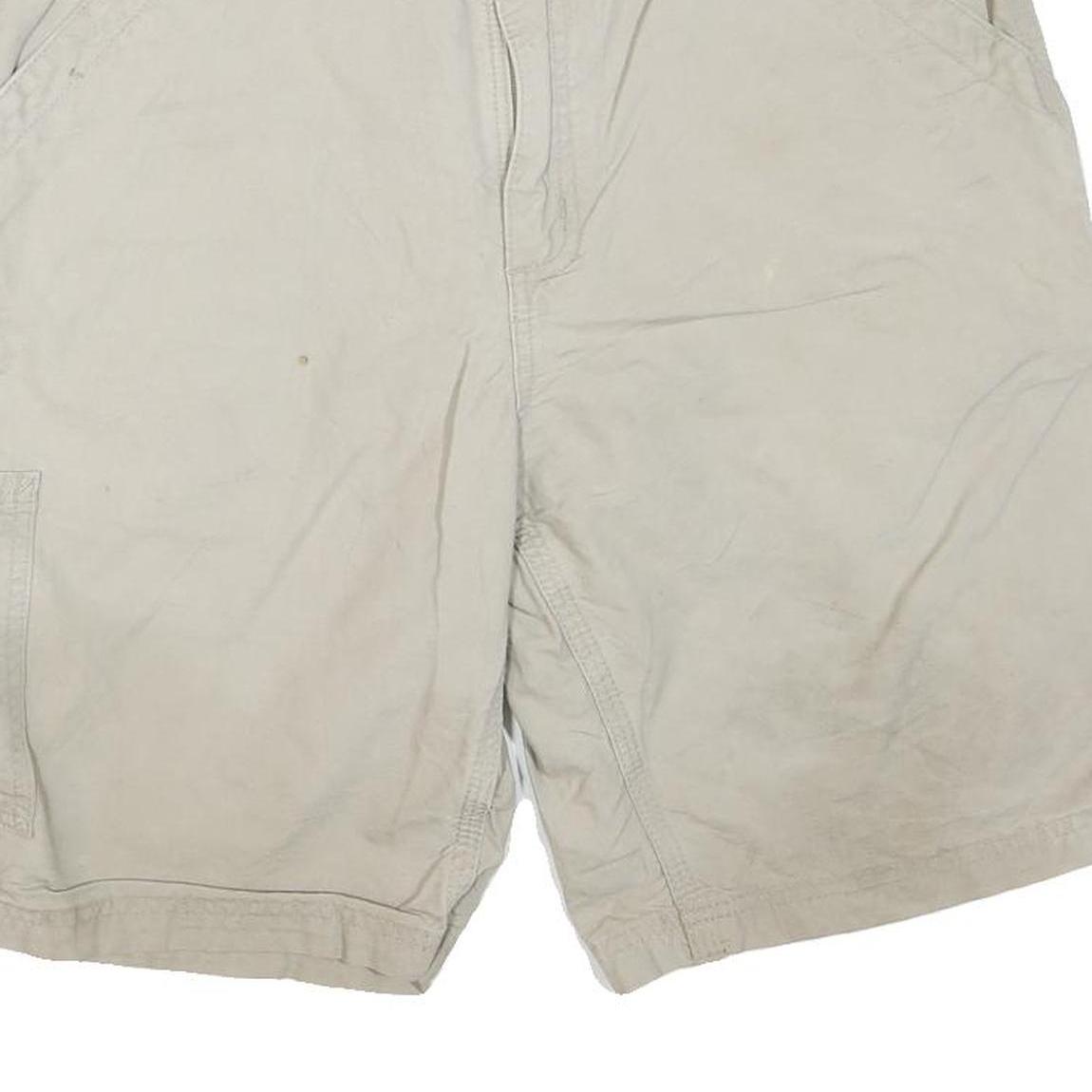 CARHARTT Mens Shorts Beige Casual M W32 Durable Cotton Blend Workwear