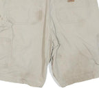 CARHARTT Mens Shorts Beige Casual M W32 Durable Cotton Blend Workwear