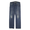 LEVI'S 501 Mens Blue Slim Straight Denim Medium W34 L34 Classic Fit Jeans