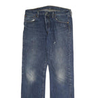 LEVI'S 501 Mens Blue Slim Straight Denim Medium W34 L34 Classic Fit Jeans