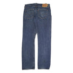 LEVI'S 501 Mens Blue Slim Straight Denim Medium W34 L34 Classic Fit Jeans