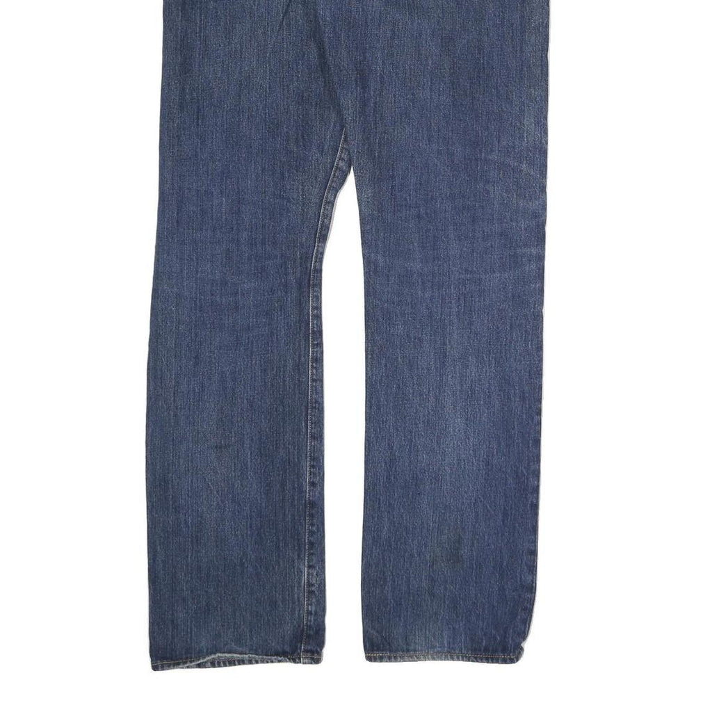 LEVI'S 501 Mens Blue Slim Straight Denim Medium W34 L34 Classic Fit Jeans