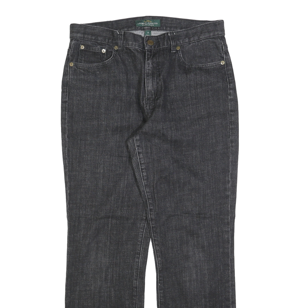 LAUREN RALPH LAUREN Womens Jeans Black Regular Straight Denim W30 L30 Cotton