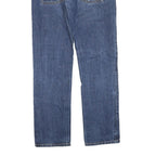 DICKIES Mens Regular Fit Blue Denim Jeans Button W34 L34 Cotton Blend
