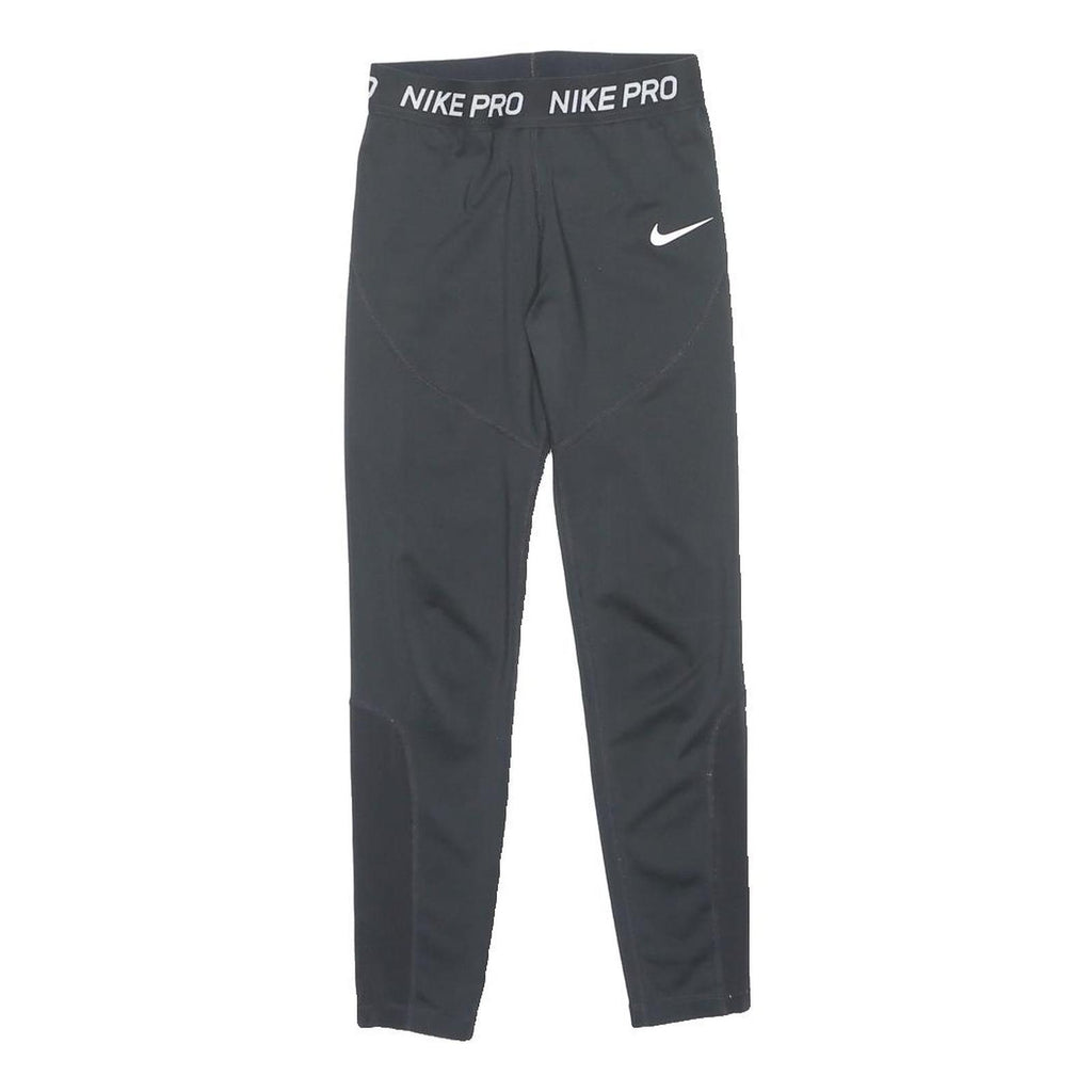 NIKE Womens Joggers Black Slim Tapered M W22 L24 Nike Pro Stretch