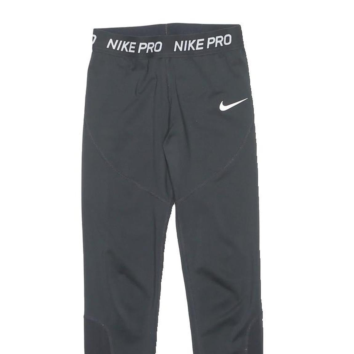NIKE Womens Joggers Black Slim Tapered M W22 L24 Nike Pro Stretch