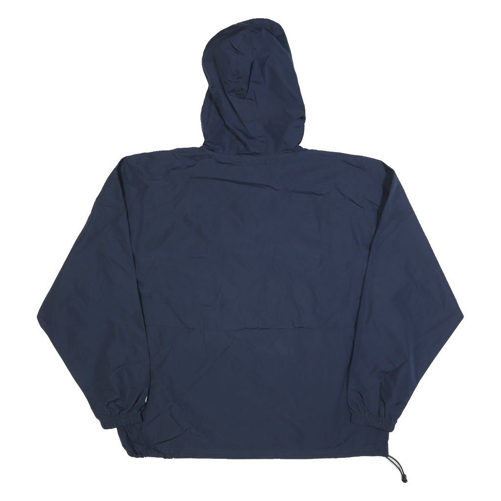 CHAMPION Mens Navy Blue Belmont Bruins Hooded Jacket XL Polyester Blend Plain