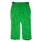 COLUMBIA Insulated Mens Trousers Green Relaxed Bootcut Nylon W40 L31