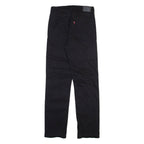 LEVI'S Womens Trousers Black Regular Straight W28 L30