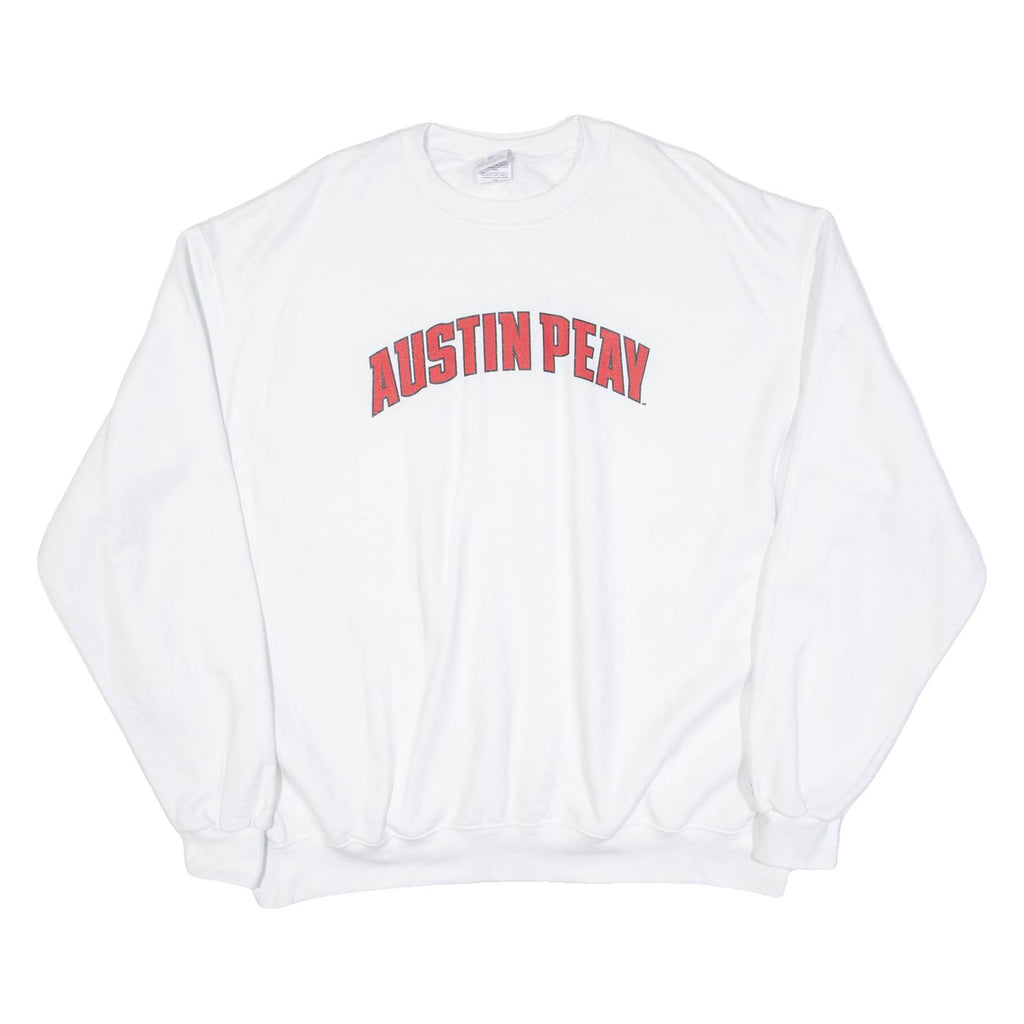 CHAMPION Austin Peay Mens Sweatshirt White USA 2XL