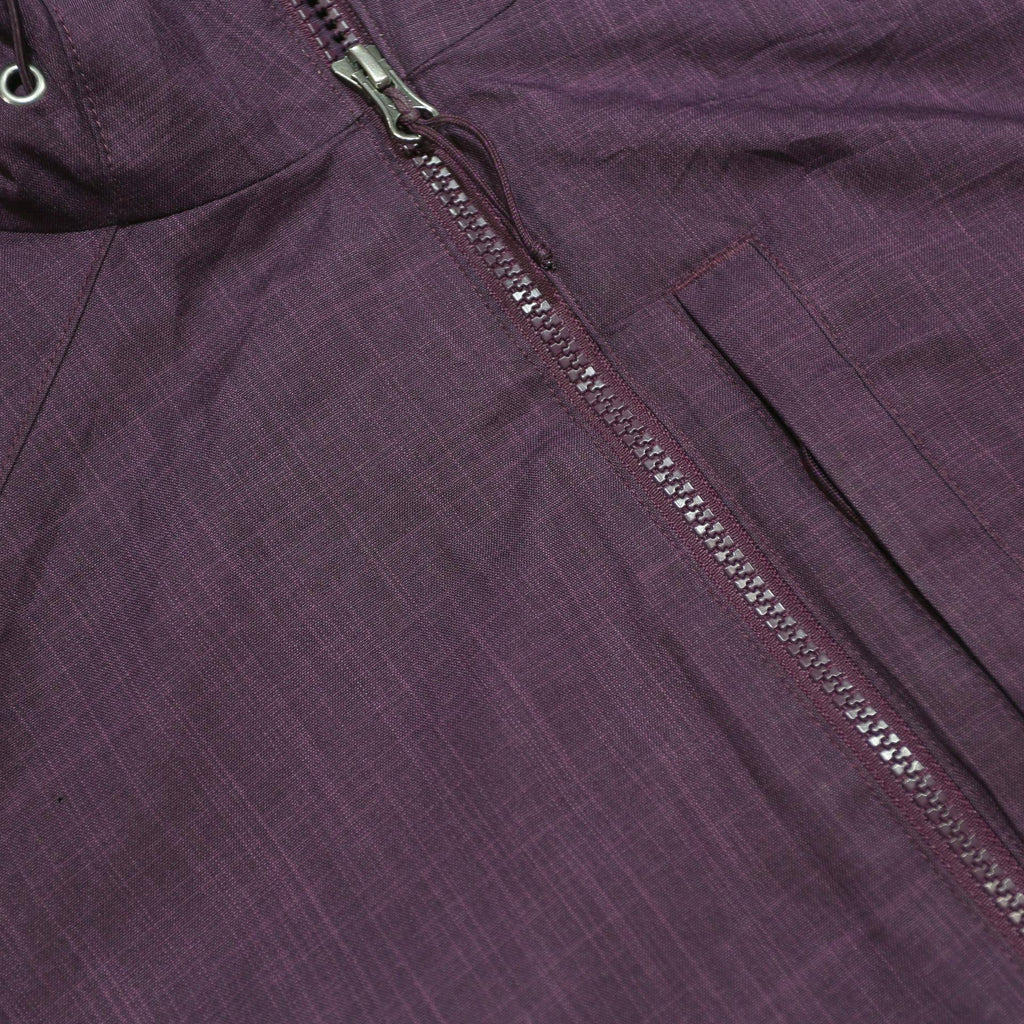 COLUMBIA Womens Purple Hooded Jacket L Polyester Zip Outdoor Casual