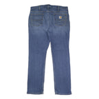 CARHARTT Mens Jeans Blue Relaxed Straight Denim Medium W38 L32 Classic Workwear