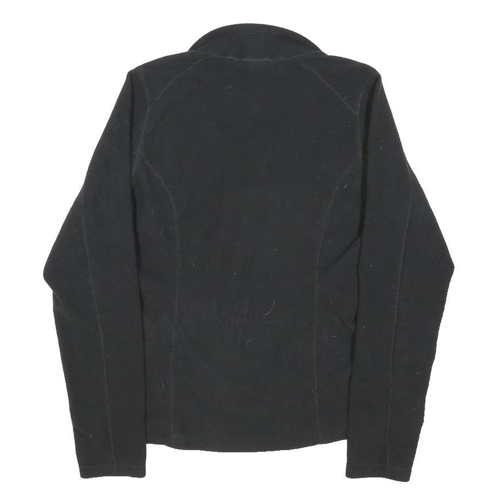 THE NORTH FACE Womens Black Plain Pullover Jumper Crew Neck Polyester Blend M