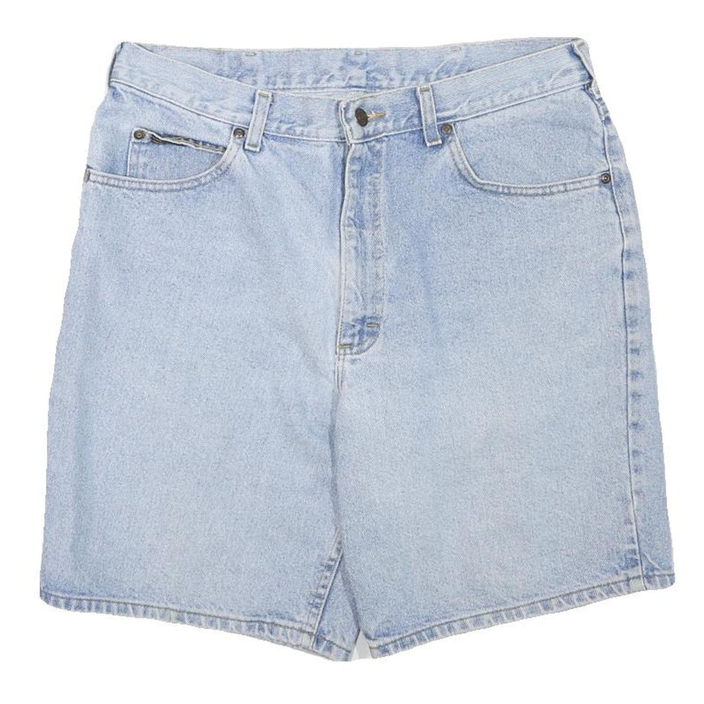 LEE Mens Denim Blue Cotton Blend Casual Shorts L W32 Classic Fit Summer