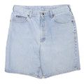 LEE Mens Denim Blue Cotton Blend Casual Shorts L W32 Classic Fit Summer