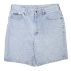 LEE Mens Denim Blue Cotton Blend Casual Shorts L W32 Classic Fit Summer