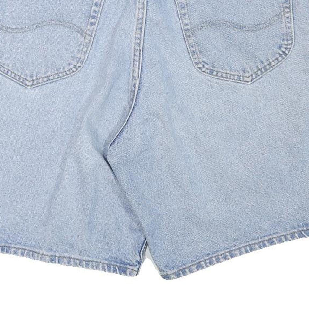LEE Mens Denim Blue Cotton Blend Casual Shorts L W32 Classic Fit Summer