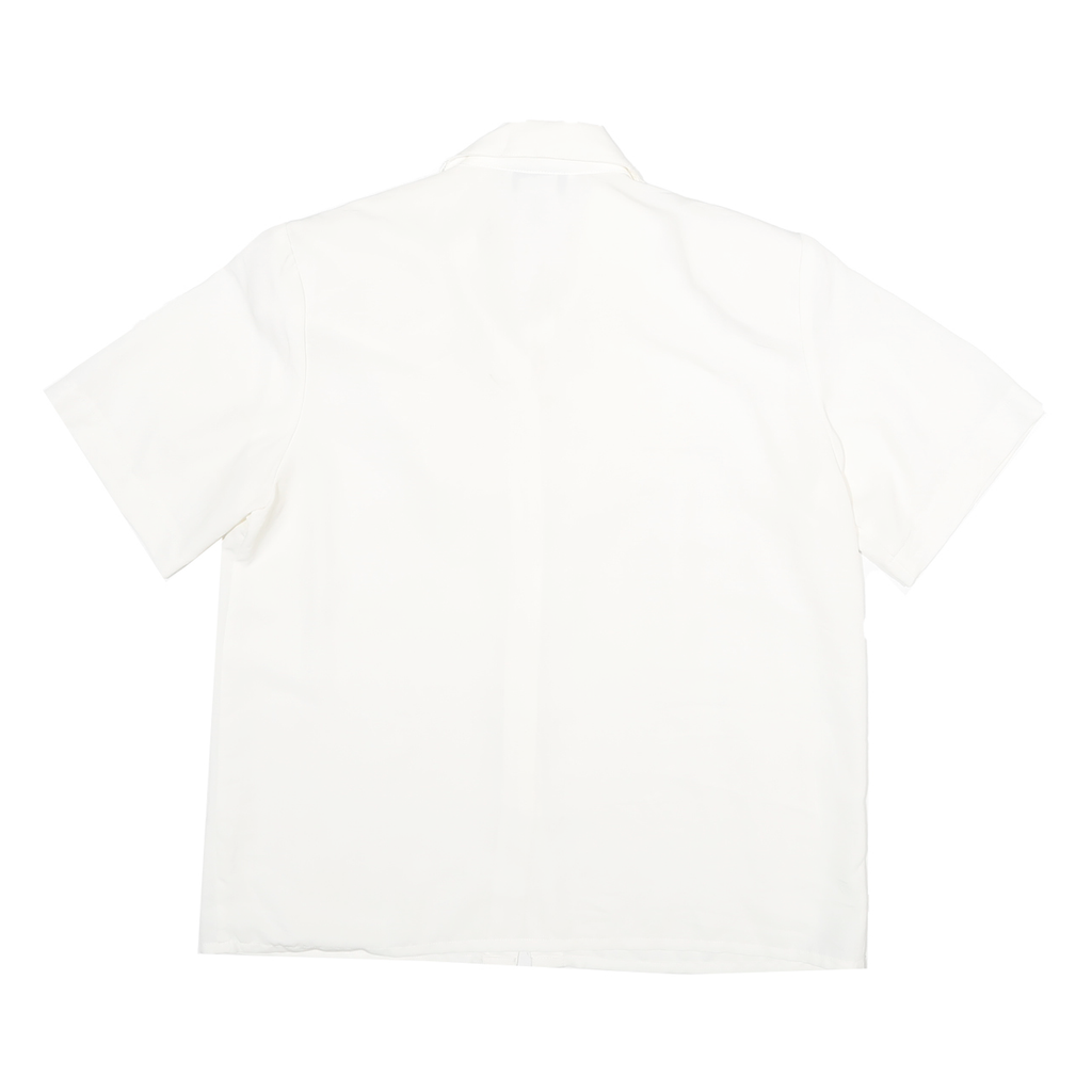 CATHY CHE Womens White & Cream Shirt XS Button Front Embroidered Lace