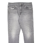 LEVI'S 512 BIG E Jeans Mens Grey Slim Tapered Stone Wash W33 L28
