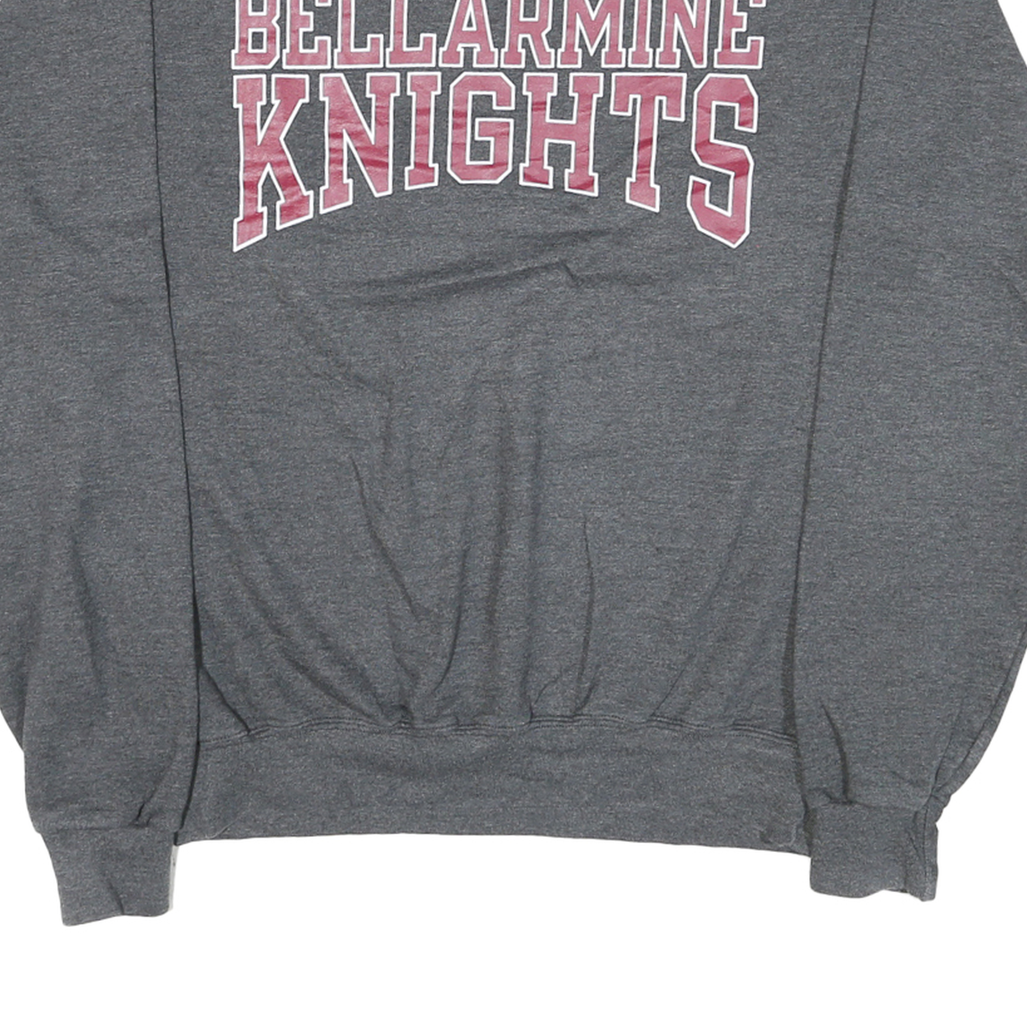 CHAMPION Mens Grey Bellarmine Knights Crew Neck M Cotton Blend Sweatshirt