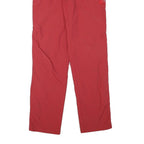 MAMMUT Womens Red Regular Fit Straight Polyester Blend Trousers W28 L32 Outdoor