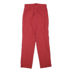 MAMMUT Womens Red Regular Fit Straight Polyester Blend Trousers W28 L32 Outdoor