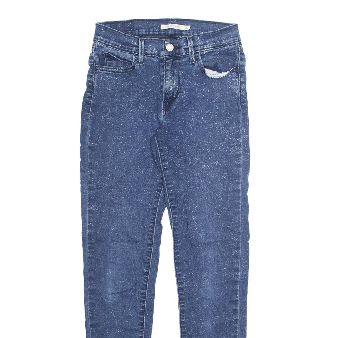 LEVI'S 710 Womens Jeans Blue Slim Skinny W24 L27