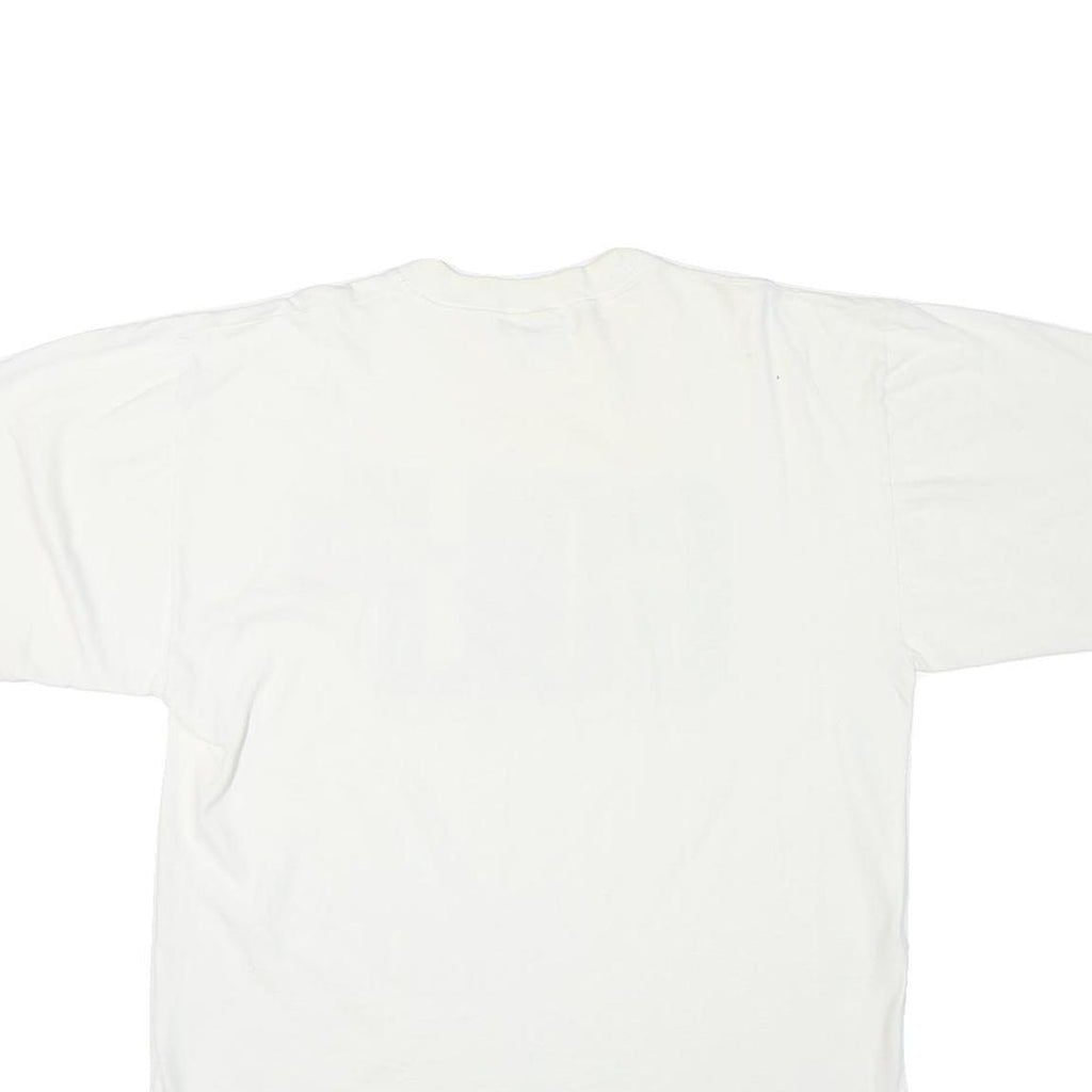 SDI Mens White Golf Work Later Graphic T-Shirt L Short Sleeve Crew Neck