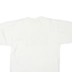 SDI Mens White Golf Work Later Graphic T-Shirt L Short Sleeve Crew Neck