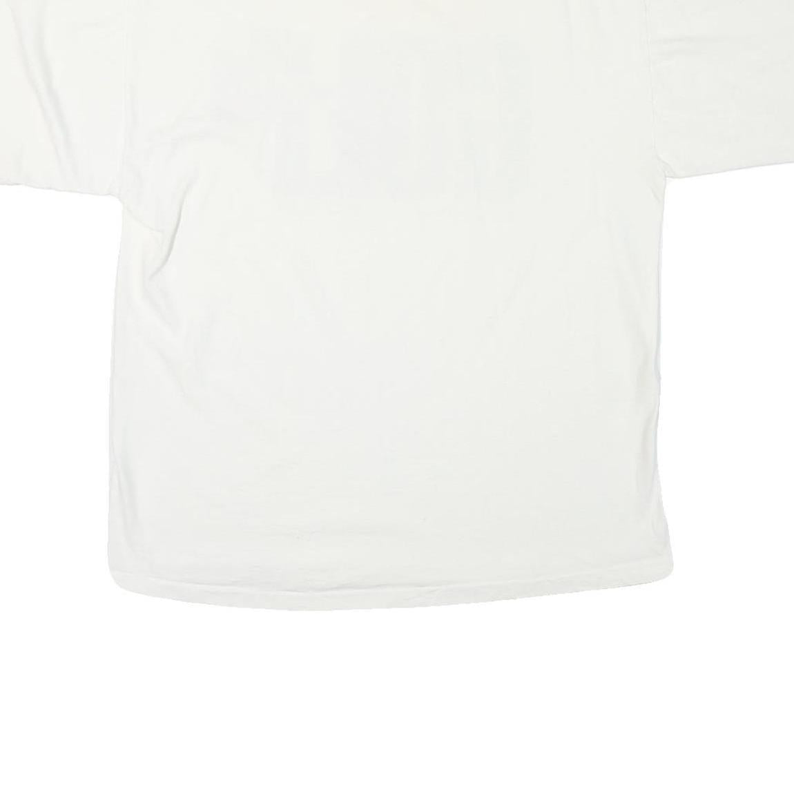 SDI Mens White Golf Work Later Graphic T-Shirt L Short Sleeve Crew Neck