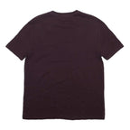 CALVIN KLEIN JEANS Mens Burgundy T-Shirt M Short Sleeve Crew Neck Logo Print