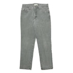 GUESS Mens Slim Grey Denim Jeans W32 L30 Classic Zip Closure Casual Wear