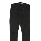 LEVI'S 601 Womens Jeans Black Slim Skinny Denim W26 L31 Stretch Cotton Blend