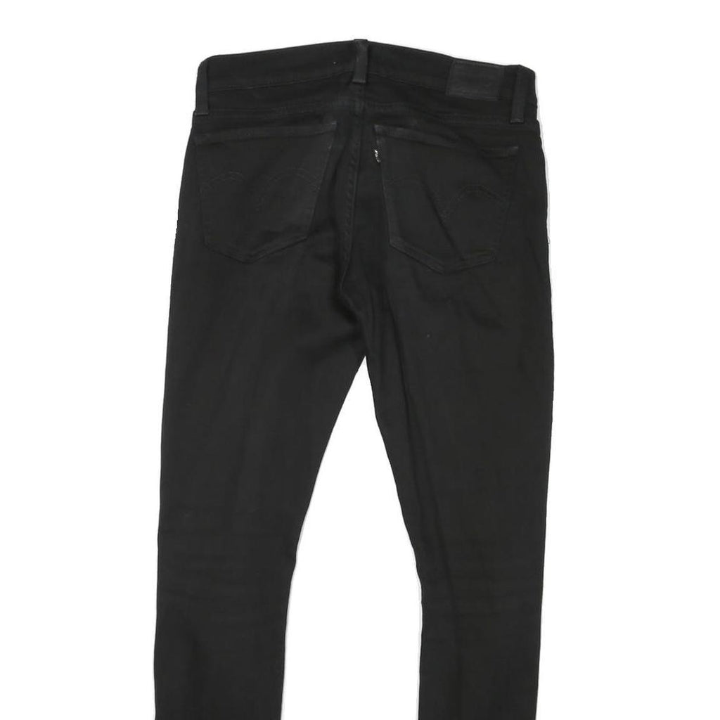 LEVI'S 601 Womens Jeans Black Slim Skinny Denim W26 L31 Stretch Cotton Blend