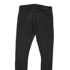 LEVI'S 601 Womens Jeans Black Slim Skinny Denim W26 L31 Stretch Cotton Blend
