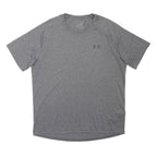 UNDER ARMOUR Mens Grey Athletic T-Shirt M Short Sleeve Crew Neck Sportswear