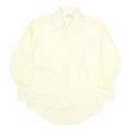 ROYAL KNIGHT Mens Yellow Shirt L Classic Cotton Blend Long Sleeve Formal Button